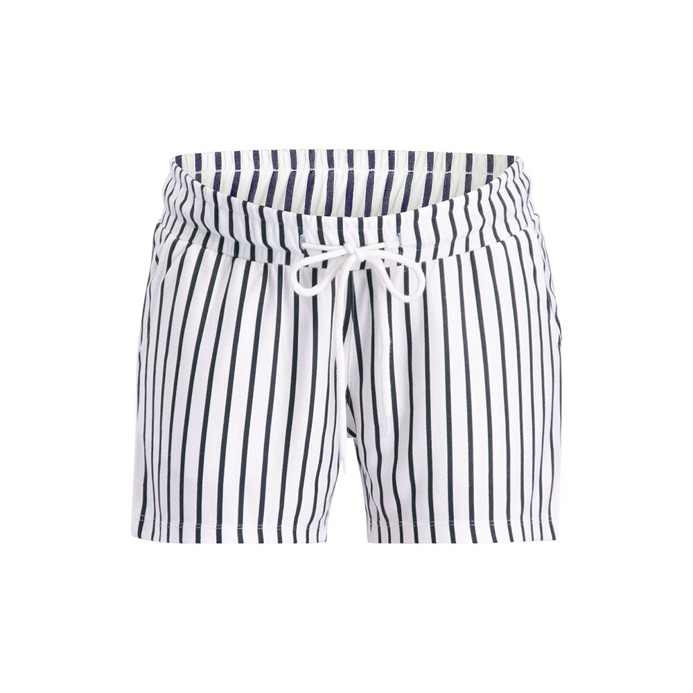 Pantaloni gravide, Noppies, cu dungi, albi, XL EU